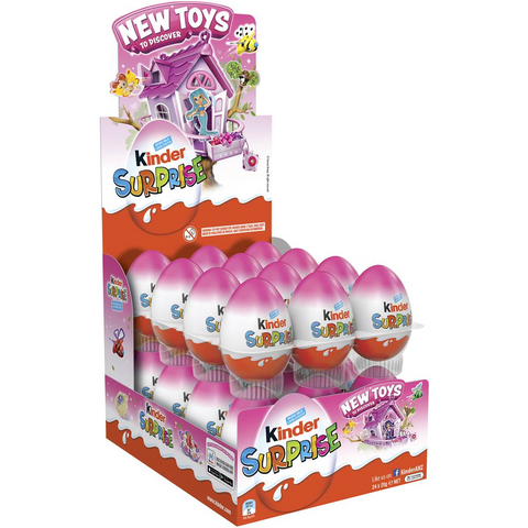 Kinder Surprise Chocolate Egg Pink 20g