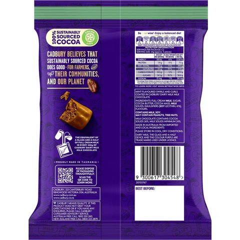 Cadbury Twirl Mint Bites Share Bag 130g