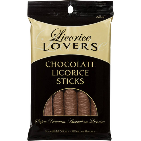 Licorice Lovers Choc Coated Licorice 200g