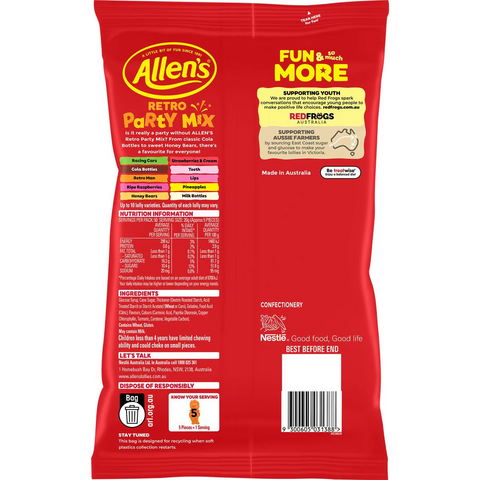 Allen's Retro Party Mix Bulk Bag 1kg