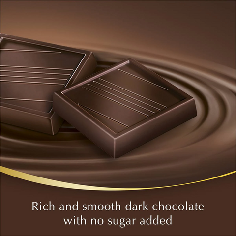 Lindt No Sugar Added Dark Chocolate Block 100g