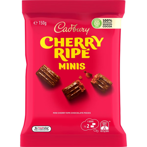 Cadbury Cherry Ripe Chocolate Minis 150g