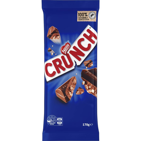 Nestle Crunch Chocolate Block 170g