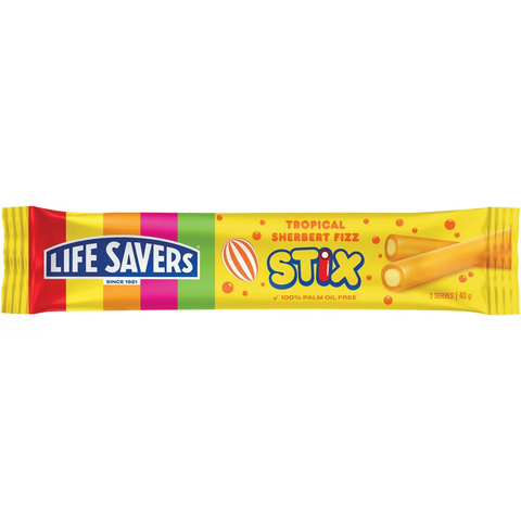 Life Savers Stix Tropical Sherbet Fizz 40g