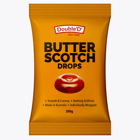 Double 'd' Butterscotch Drops 200g