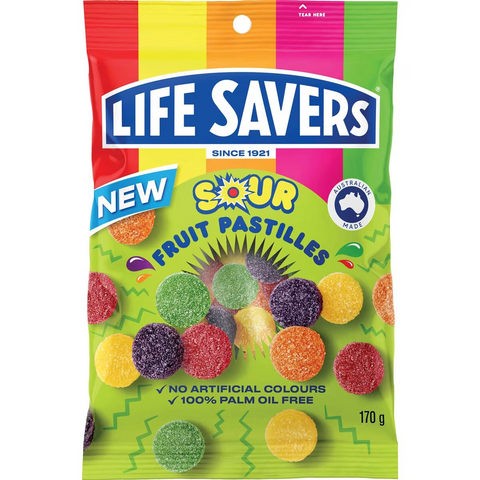 Life Savers Sour Fruit Pastilles 170g