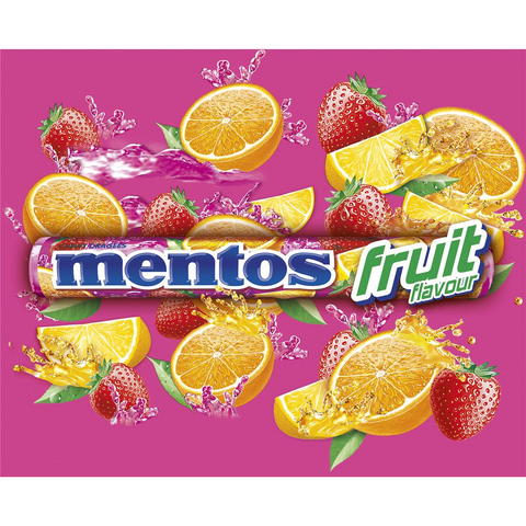 Mentos Fruit Chews 3 Pack