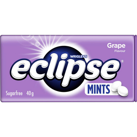 Eclipse Grape Sugar Free Mints Tin 40g