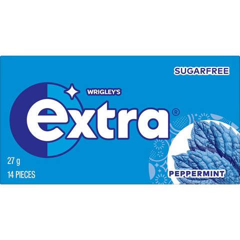 Extra Peppermint Sugar Free Chewing Gum 14pc 27g