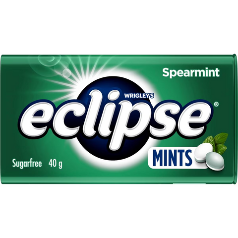 Eclipse Spearmint Sugar Free Mints Tin 40g