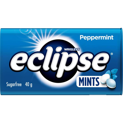 Eclipse Peppermint Sugar Free Mints Tin 40g