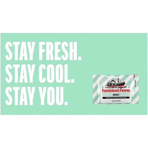 Fisherman's Friend Mints Fresh Sugar Free 25g Pack