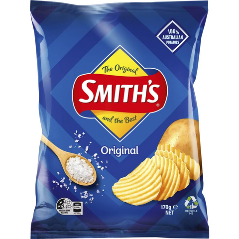 Smith's Crinkle Cut Potato Chips Original 170g