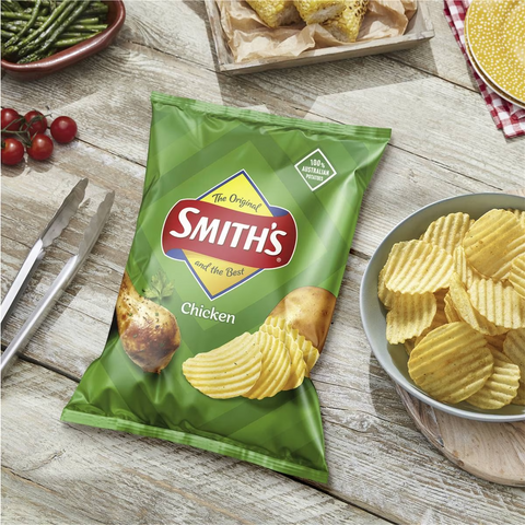 Smith's Crinkle Cut Potato Chips Chicken 170g