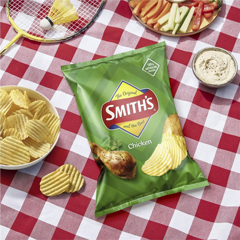 Smith's Crinkle Cut Potato Chips Chicken 170g