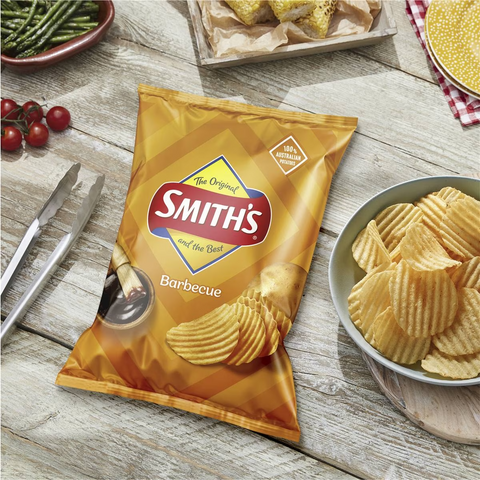 Smith's Crinkle Cut Potato Chips Barbecue 170g