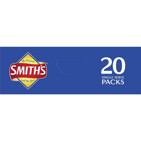 Smith's Potato Chips Original Favourites Multipack Variety 20 Pack