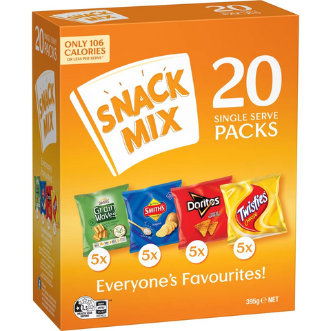 Smith's Potato Chips Snack Mix Multipack Variety 20 Pack