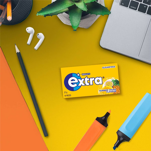 Extra Summer Crush Sugar Free Chewing Gum 27g