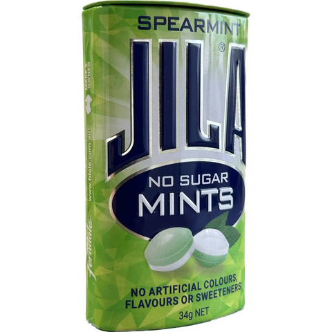 Jila No Sugar Mints Spearmint 34g