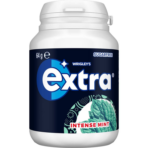 Wrigley's Extra Intense Mint Gum Sugarfree 64g