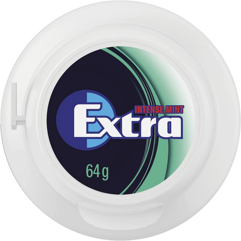 Wrigley's Extra Intense Mint Gum Sugarfree 64g