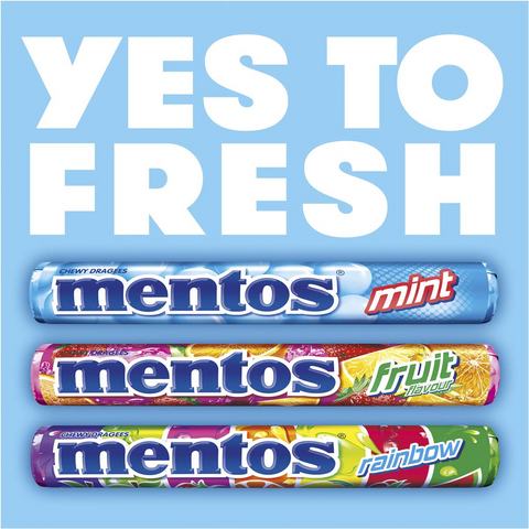 Mentos Mints 37.5g Roll