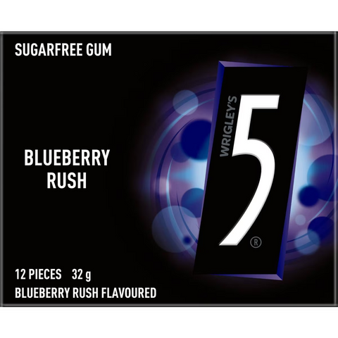 5gum Blueberry Sugar Free Gum 12pc 32g