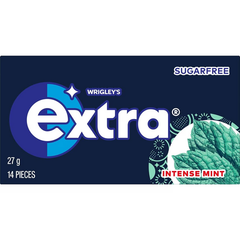 Extra Intense Mint Sugar Free Chewing Gum 14pc 27g