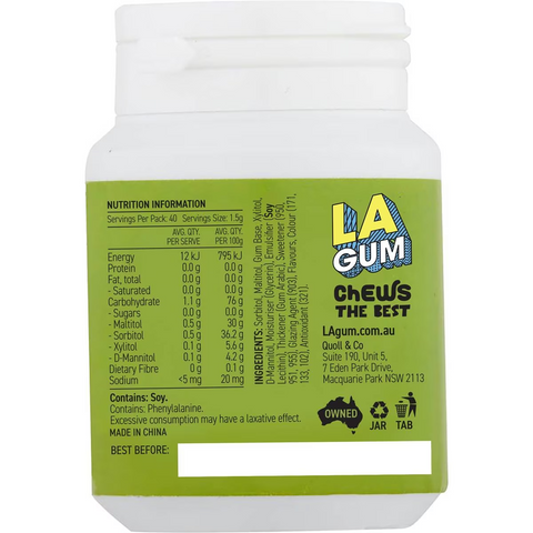 La Gum Sugar Free Spearmint 60g