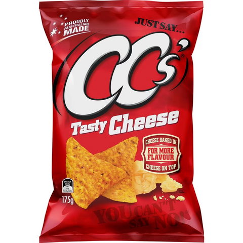 Cc's Corn Chips Tasty Cheese 175g