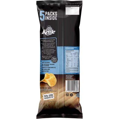 Kettle Multipack Sea Salt 5 Pack