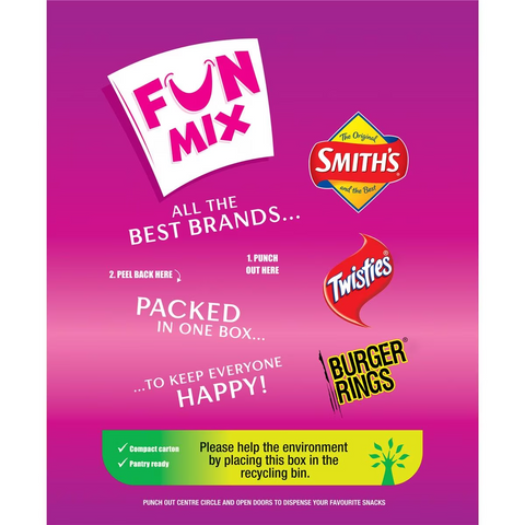 Smith's Potato Chips Fun Mix Multipack Variety 20 Pack