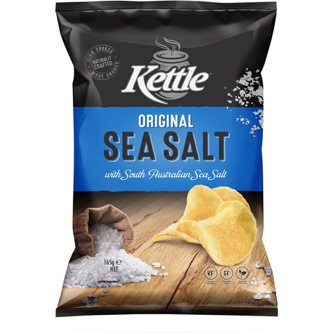 Kettle Classic Sea Salt Chips Potato Chips 165g