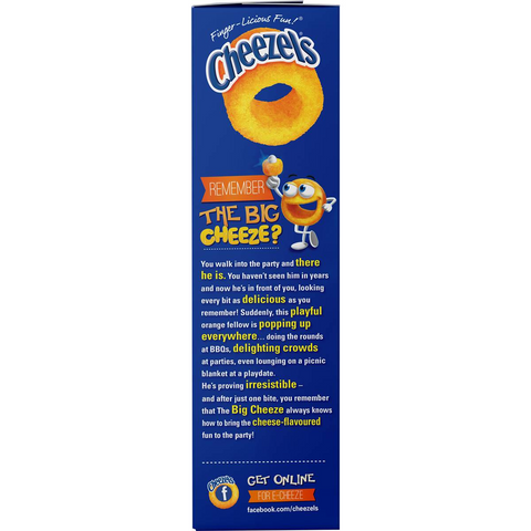 Cheezels Cheese Box 125g