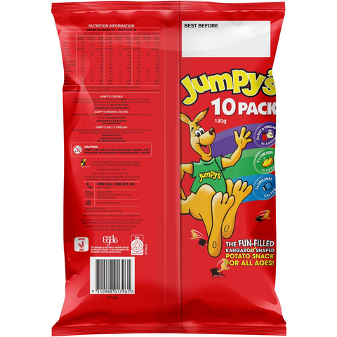 Jumpy's Variety Multi Pack Chips 10 Pack