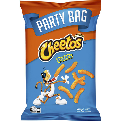 Cheetos Puffs Cheese Snacks Party Bag Share Pack 165g