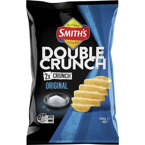 Smith's Double Crunch Original Potato Chips Share Pack 150g