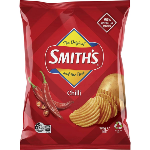 Smith's Crinkle Cut Chilli 170g