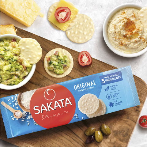 Sakata Rice Crackers Plain 100g