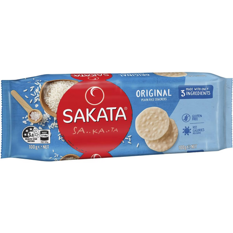 Sakata Rice Crackers Plain 100g