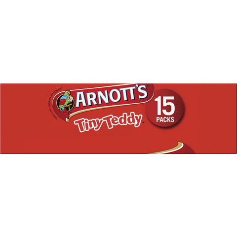 Arnott's Tiny Teddy Variety Multipack Biscuits 15 Pack