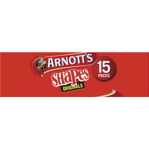 Arnott's Shapes Multipack Crackers Variety 15 Pack