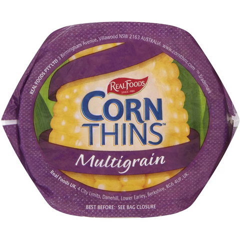 Real Foods Corn Thins Multigrain 150g