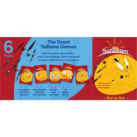 Sunbeam Australian Sultanas 6 Pack