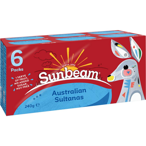 Sunbeam Australian Sultanas 6 Pack