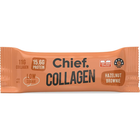 Chief Nutrition Chief Collagen Bar Hazelnut Brownie 45g