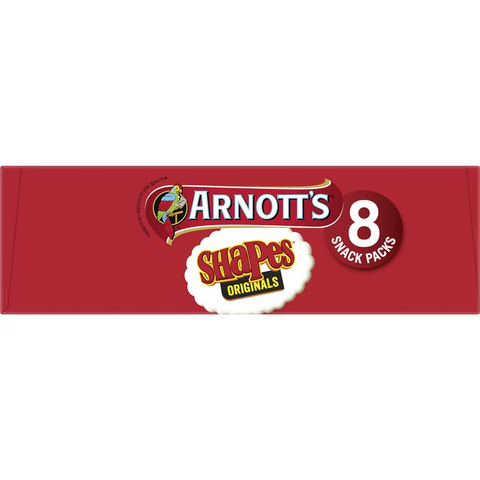 Arnott's Shapes Multipack Crackers Mini Chicken Crimpy 8 Pack