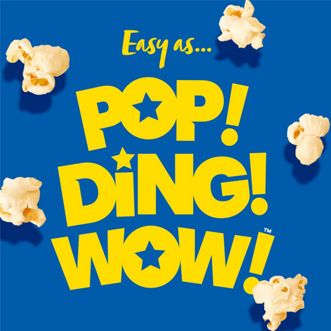 Poppin Microwave Popcorn Butter Flavour 100g X4 Pack