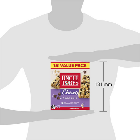 Uncle Tobys Muesli Bars Choc Chip 15 Pack